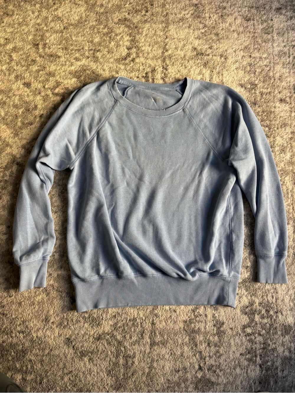 aerie Soft Light Blue Crewneck Sweater